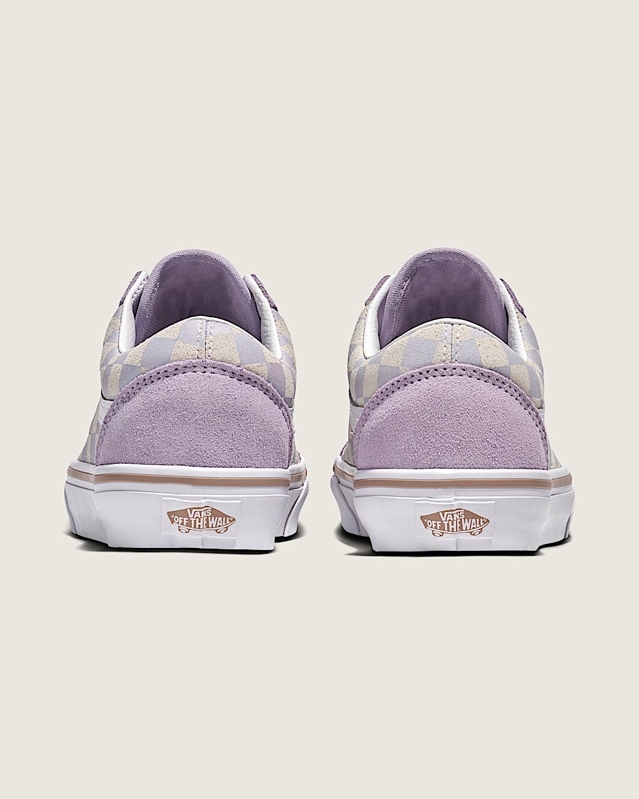 Old Skool Suede Checkerboard Shoe VANS Evening Haze Lavender Purple  Grey ALT3