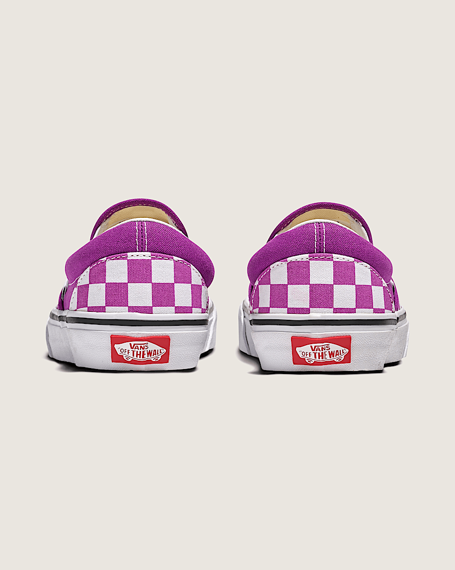 Classic SlipOn Checkerboard Shoe VANS Willowherb Purple  White ALT3