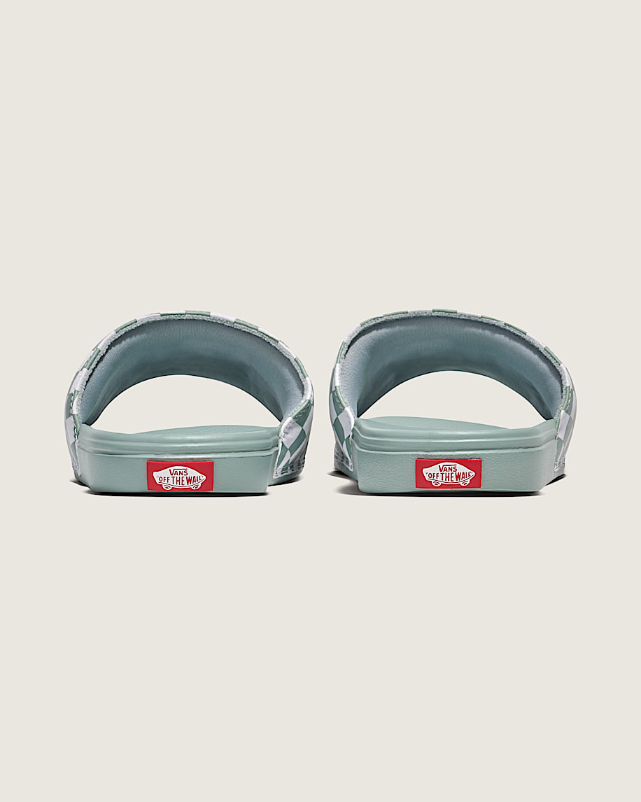 La Costa Checkerboard SlideOn Sandal VANS Iceberg Green  White ALT3