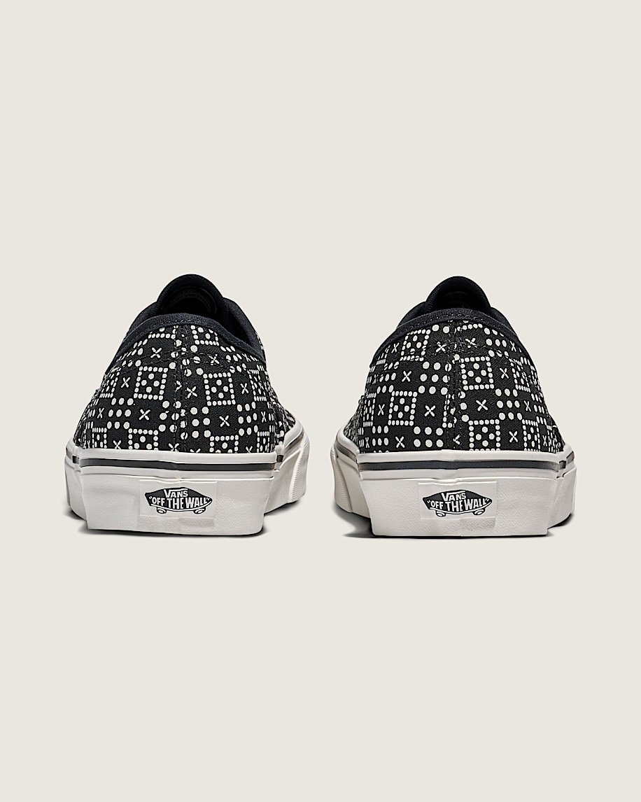Chaussure Authentic VANS Noir  Pois Checker ALT3