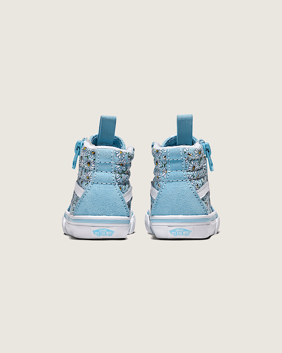 Toddler Sk8-Hi Reissue Side Zip Daisies Shoe - 4