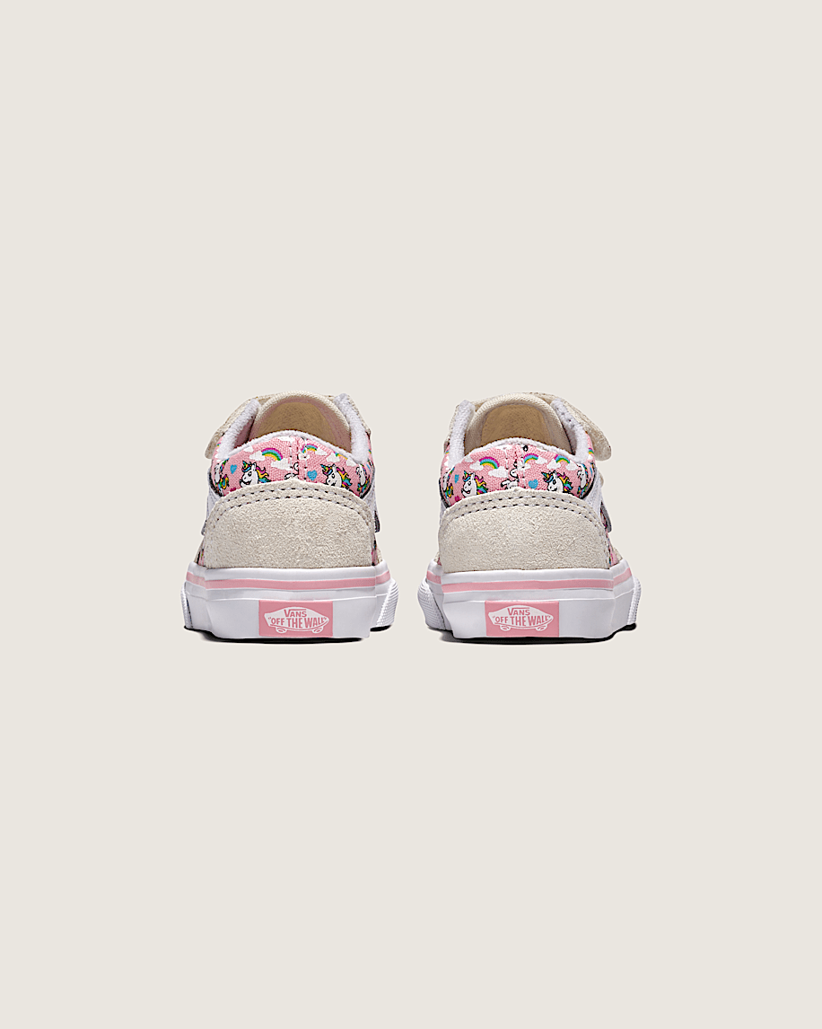 Toddler Old Skool V Unicorn Shoe VANS Unicorn White  Pink ALT3