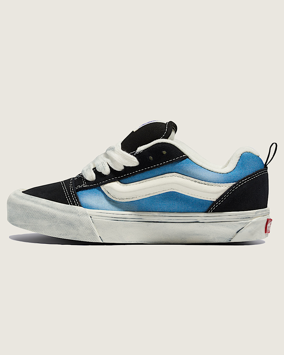Knu Skool Shoe VANS Wave Washed Blue  Black HERO