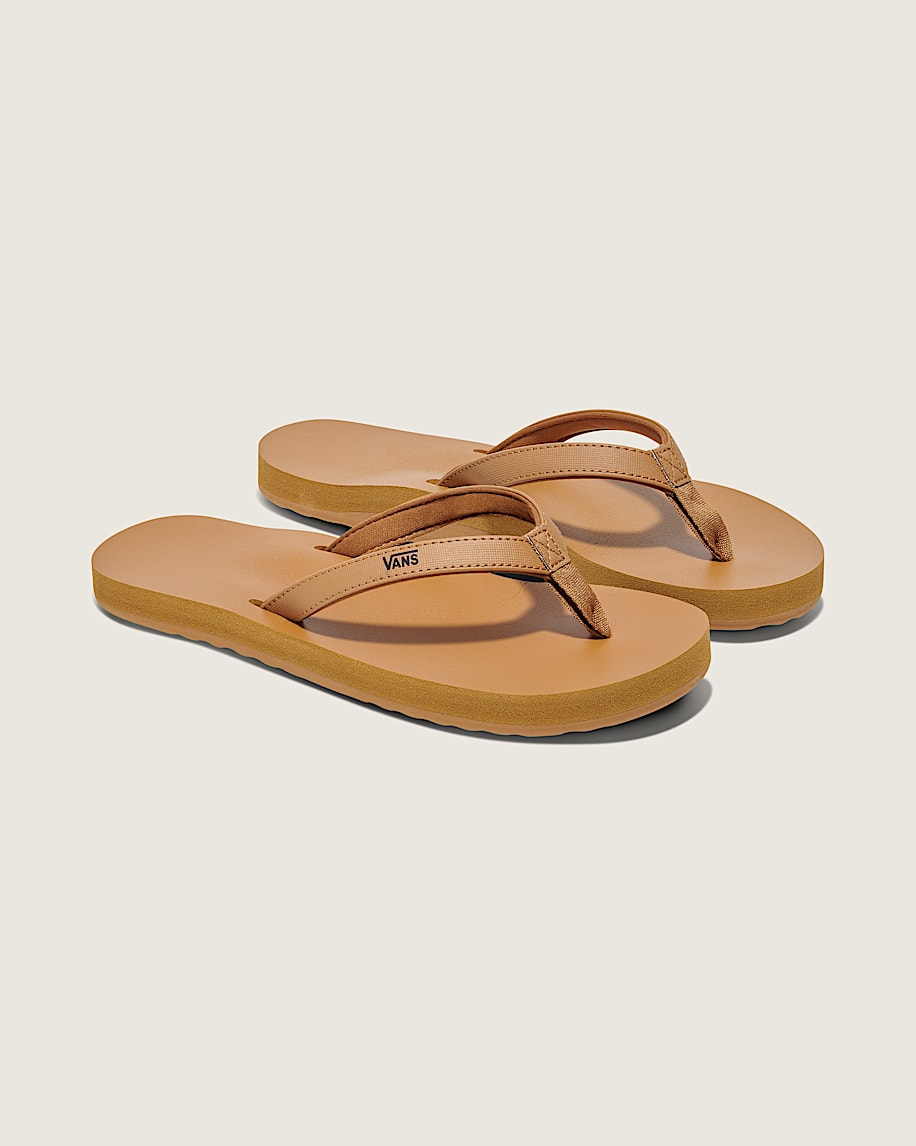 Womens SoftTop Sandal VANS Chipmunk Brown ALT1