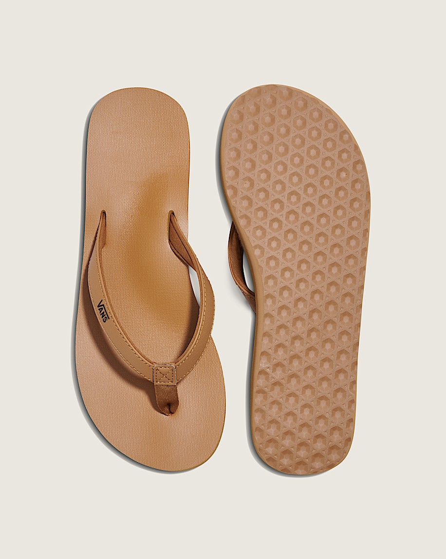 Womens SoftTop Sandal VANS Chipmunk Brown ALT2