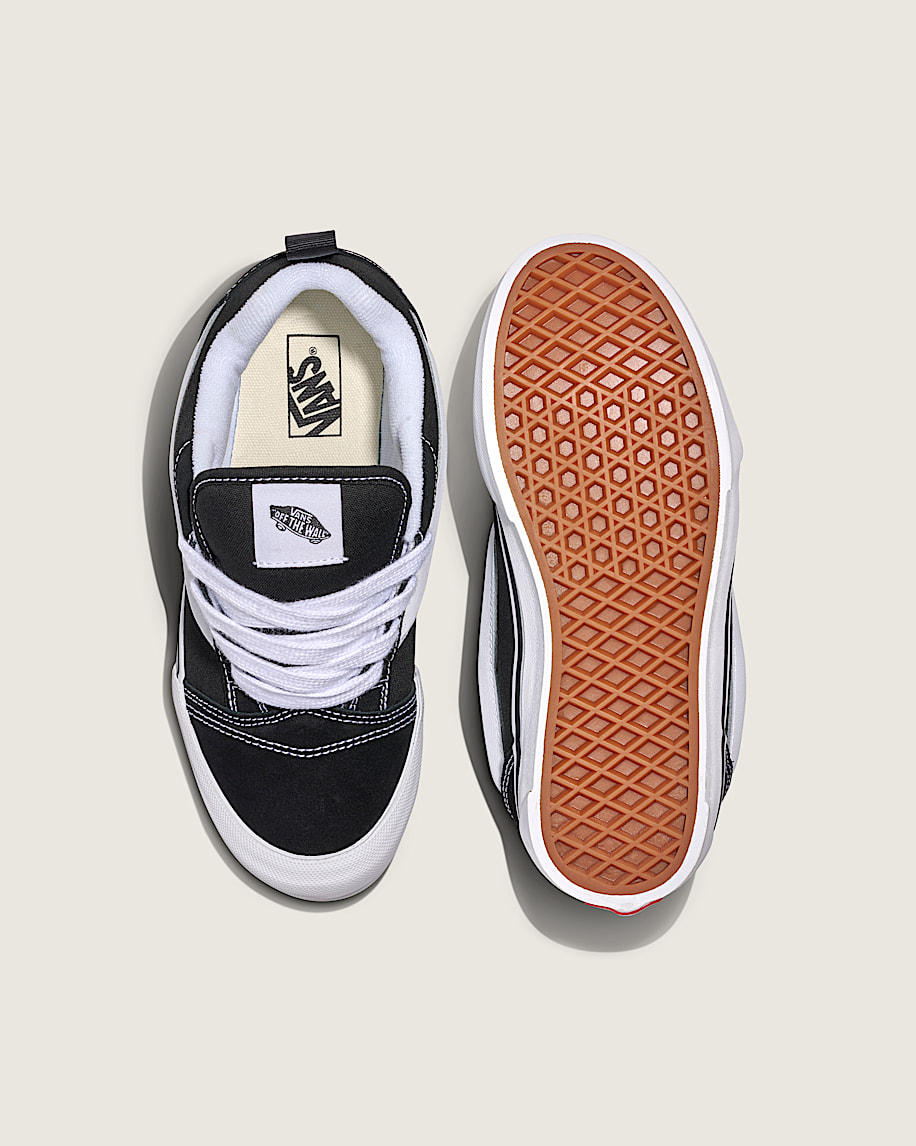 Chaussure Knu Skool  Grands enfants VANS Noir  Blanc vritable ALT2