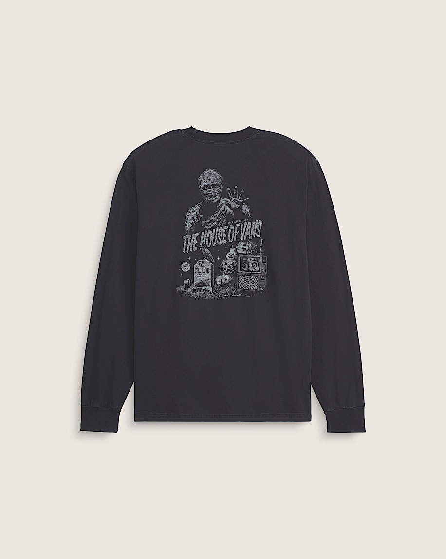 Late Night Long Sleeve Halloween T-Shirt - 1