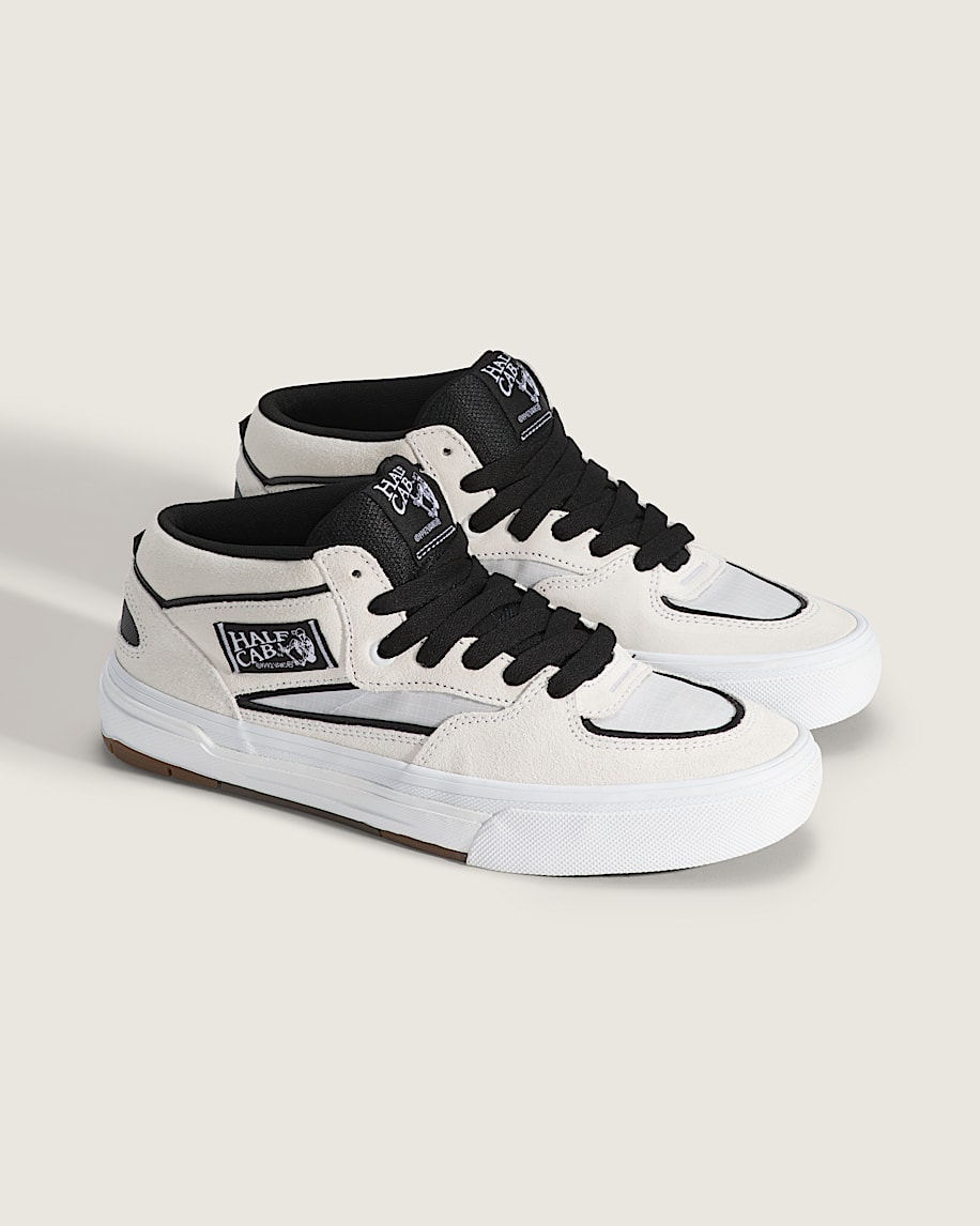 Skate Half Cab Wafflecup Shoe VANS White  Black ALT1