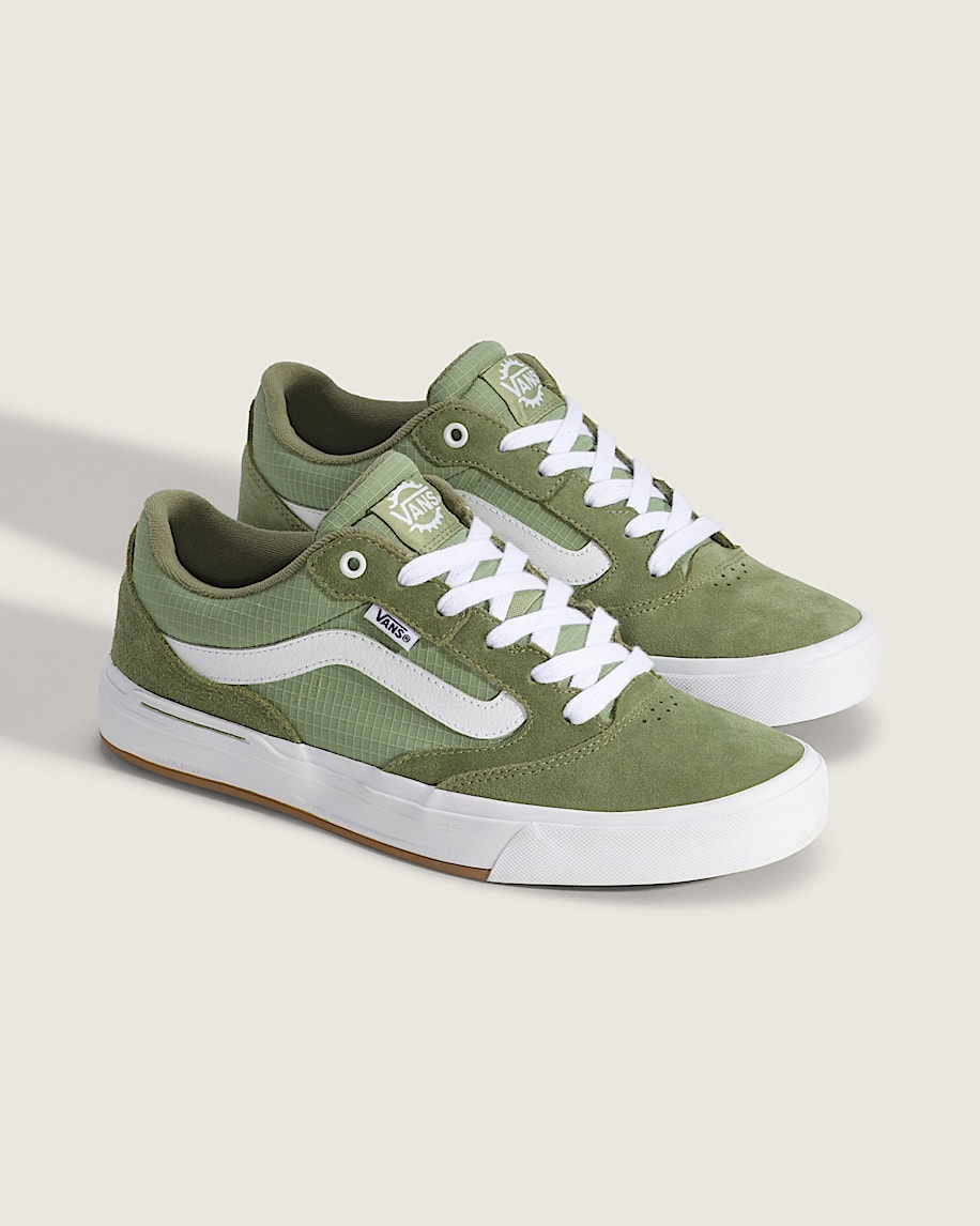 BMX Proof Wafflecup Shoe VANS Olive Green  White ALT1