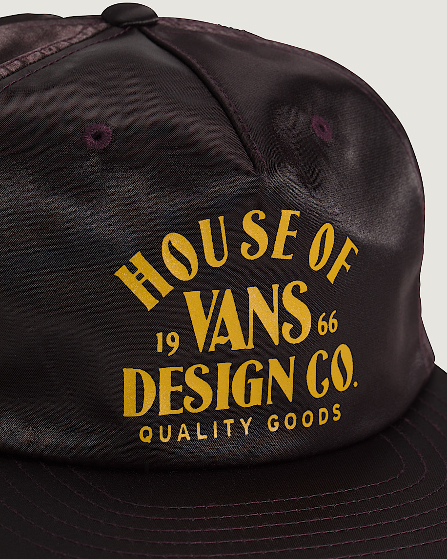 Vans HOV Snapback Hat VANS Dark Port Red ALT1