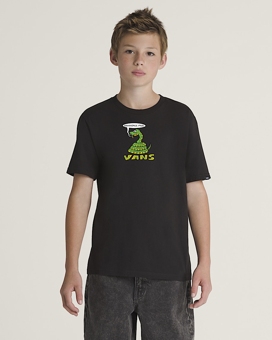 Kids Hissin Since 66 TShirt VANS Black HERO