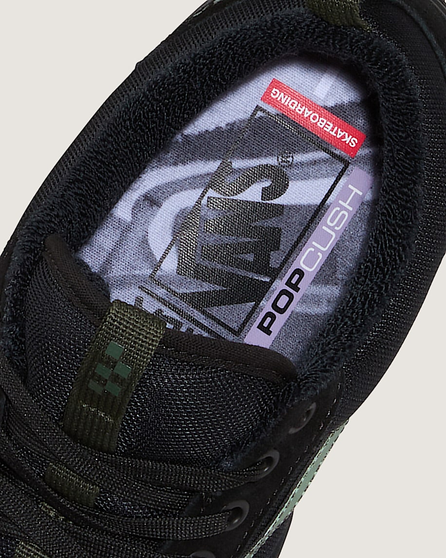 Skate Old Skool 36 Shoe by Atiba Jefferson VANS Atiba Black  Dark Green ALT6