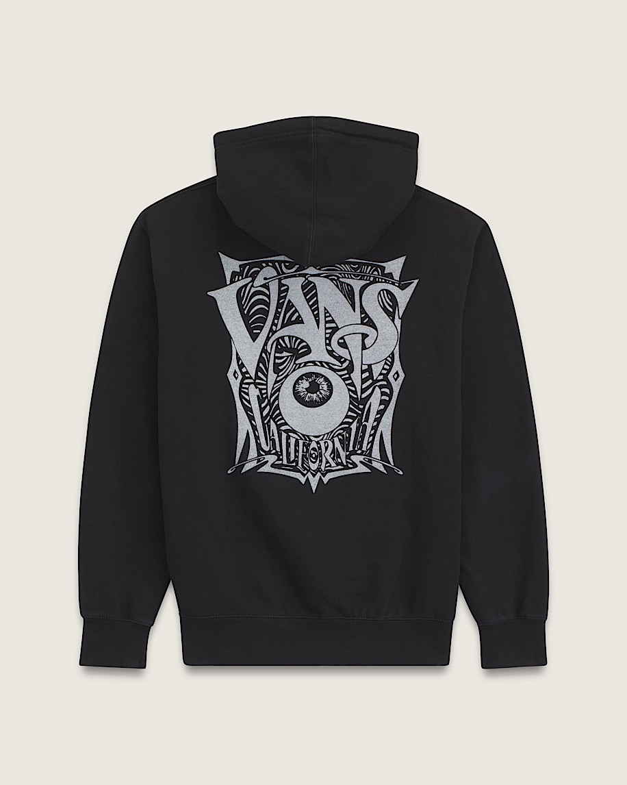 Waffle Shop Optic Eye Pullover Hoodie VANS Black HERO