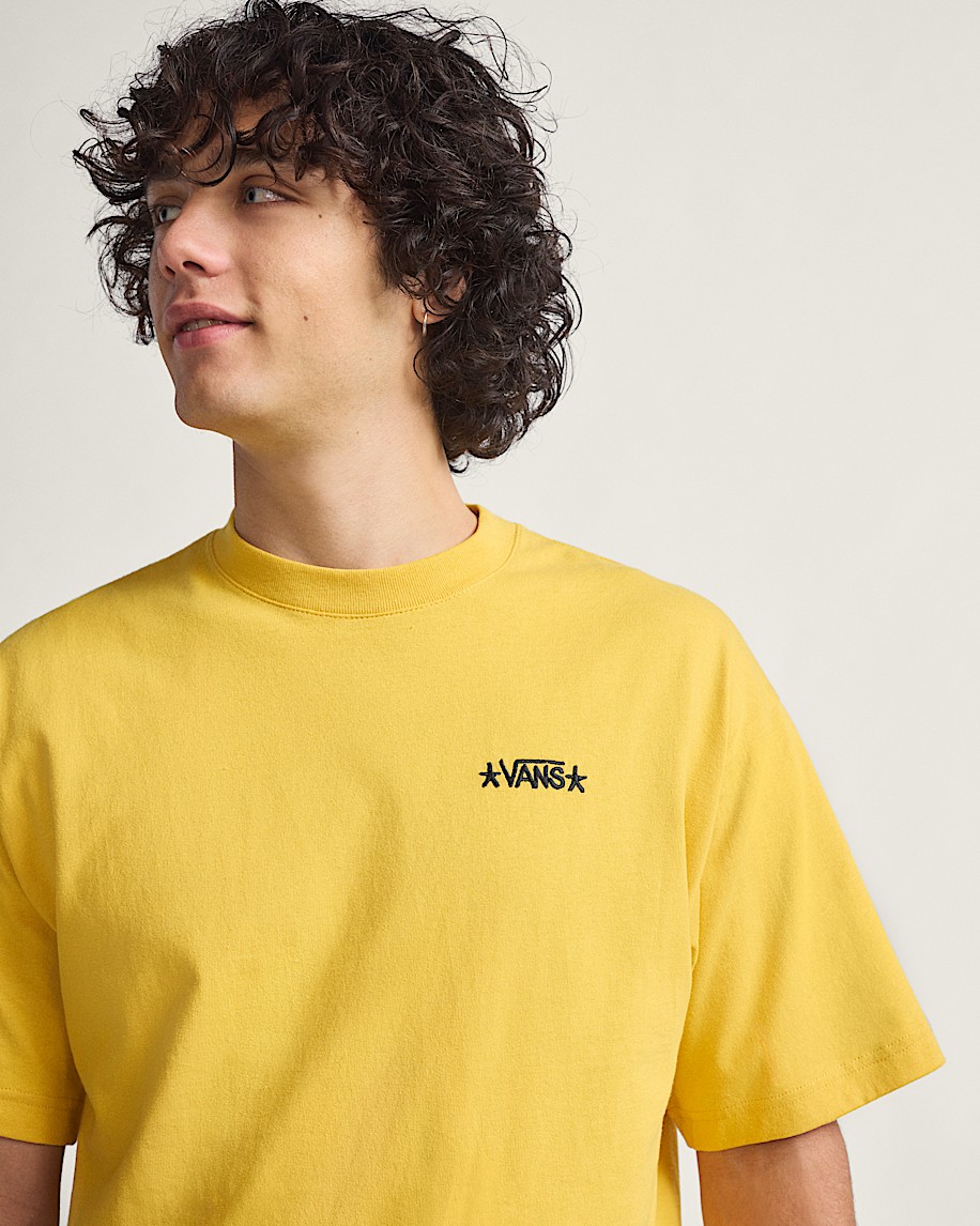 Skate Hug TShirt by Atiba Jefferson VANS Atiba Spicy Mustard Yellow ALT2