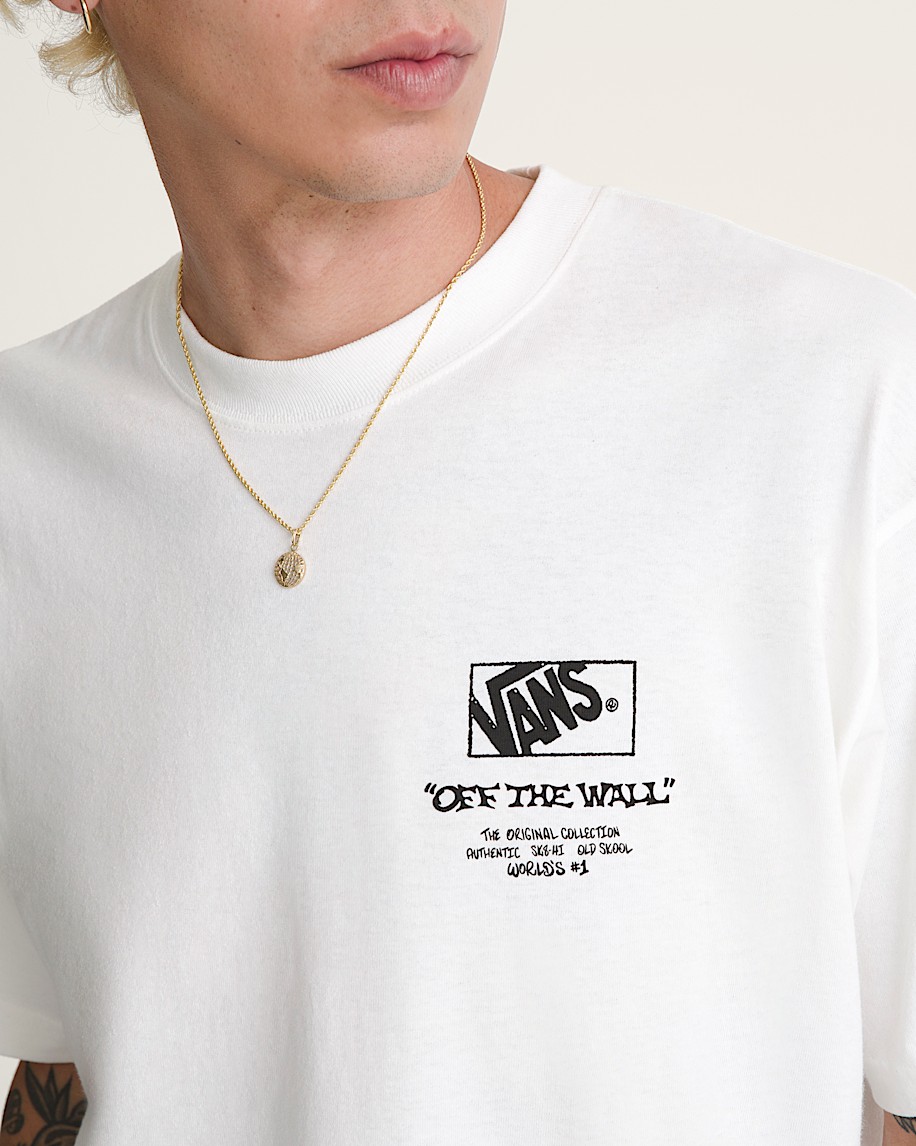 Circle Bones TShirt VANS White ALT4