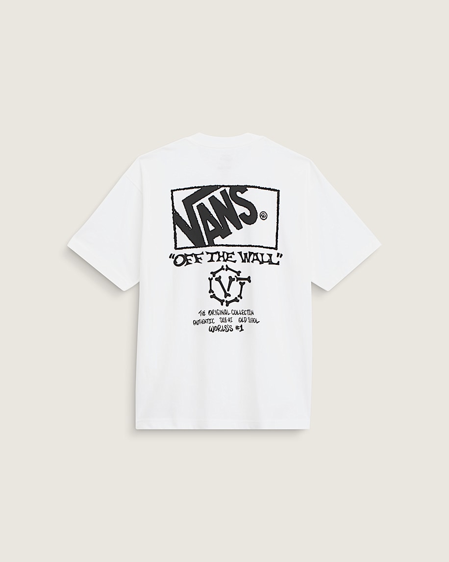 Circle Bones TShirt VANS White HERO