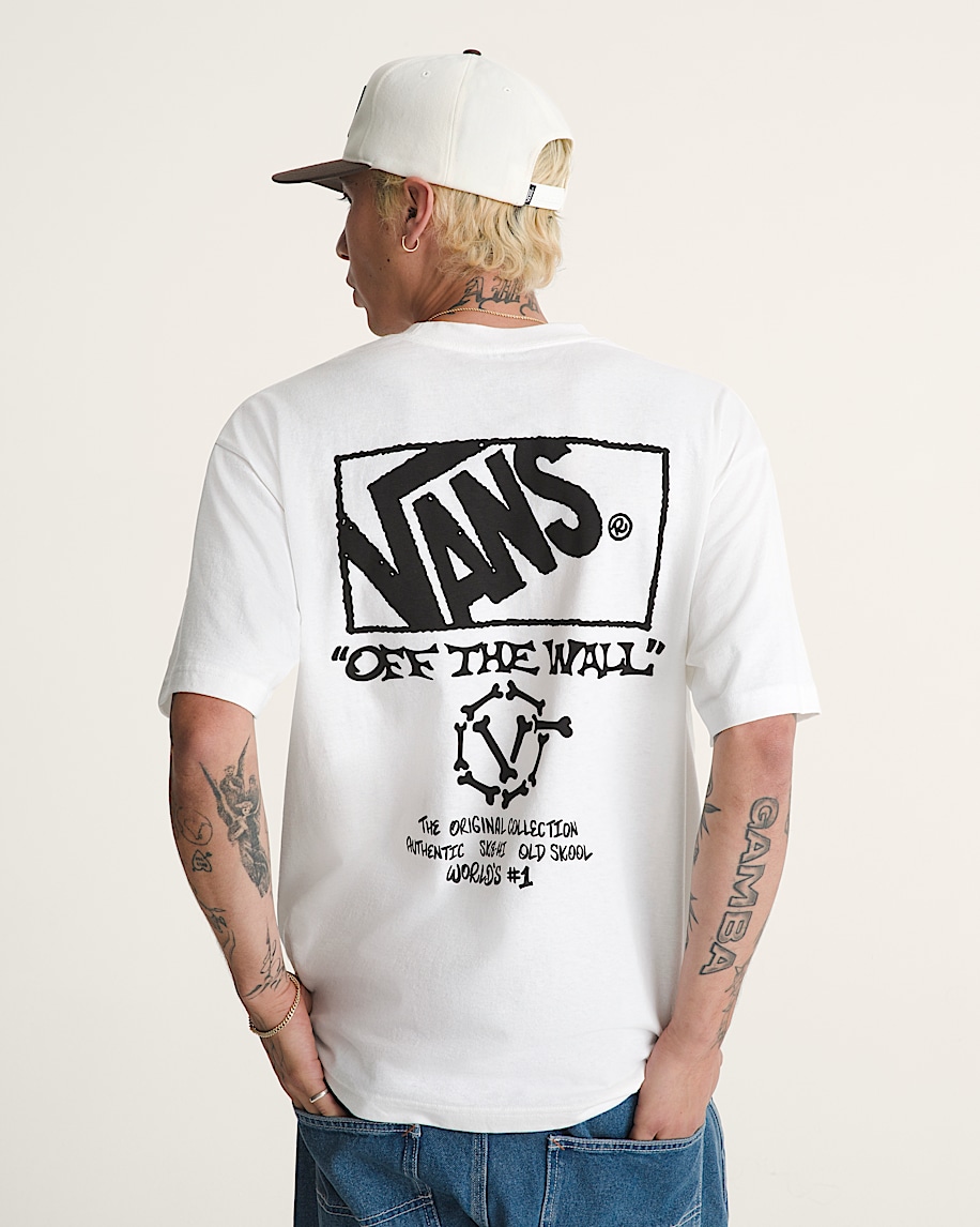 Circle Bones TShirt VANS White ALT3
