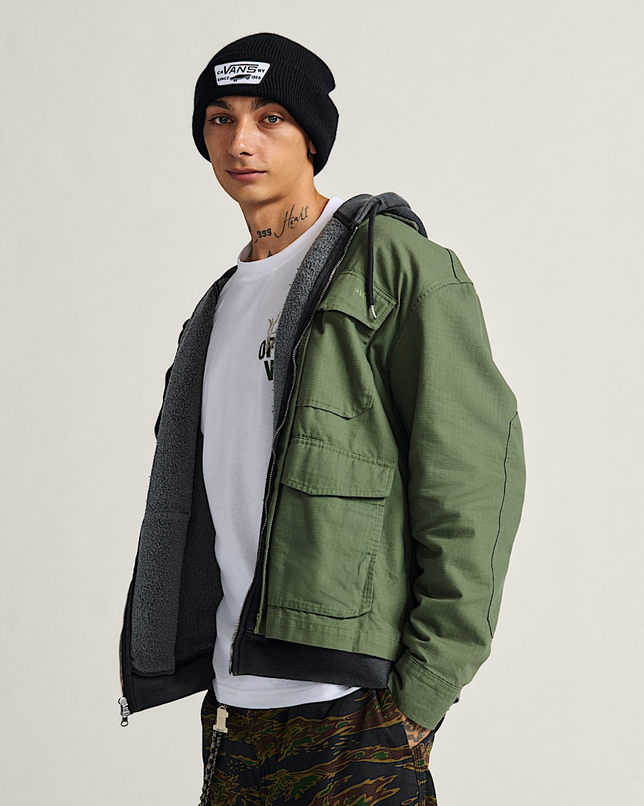 Skate Military Overshirt by Atiba Jefferson - 3