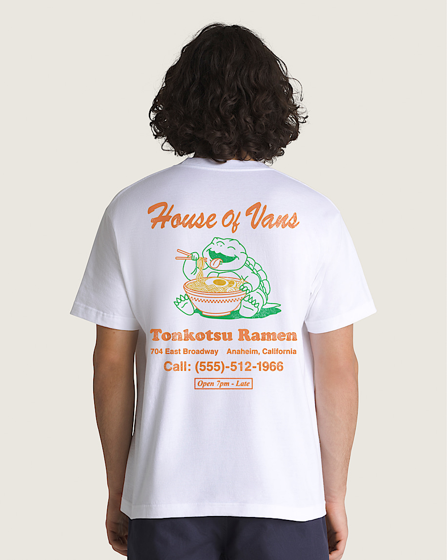Hot Ramen TShirt VANS White ALT2
