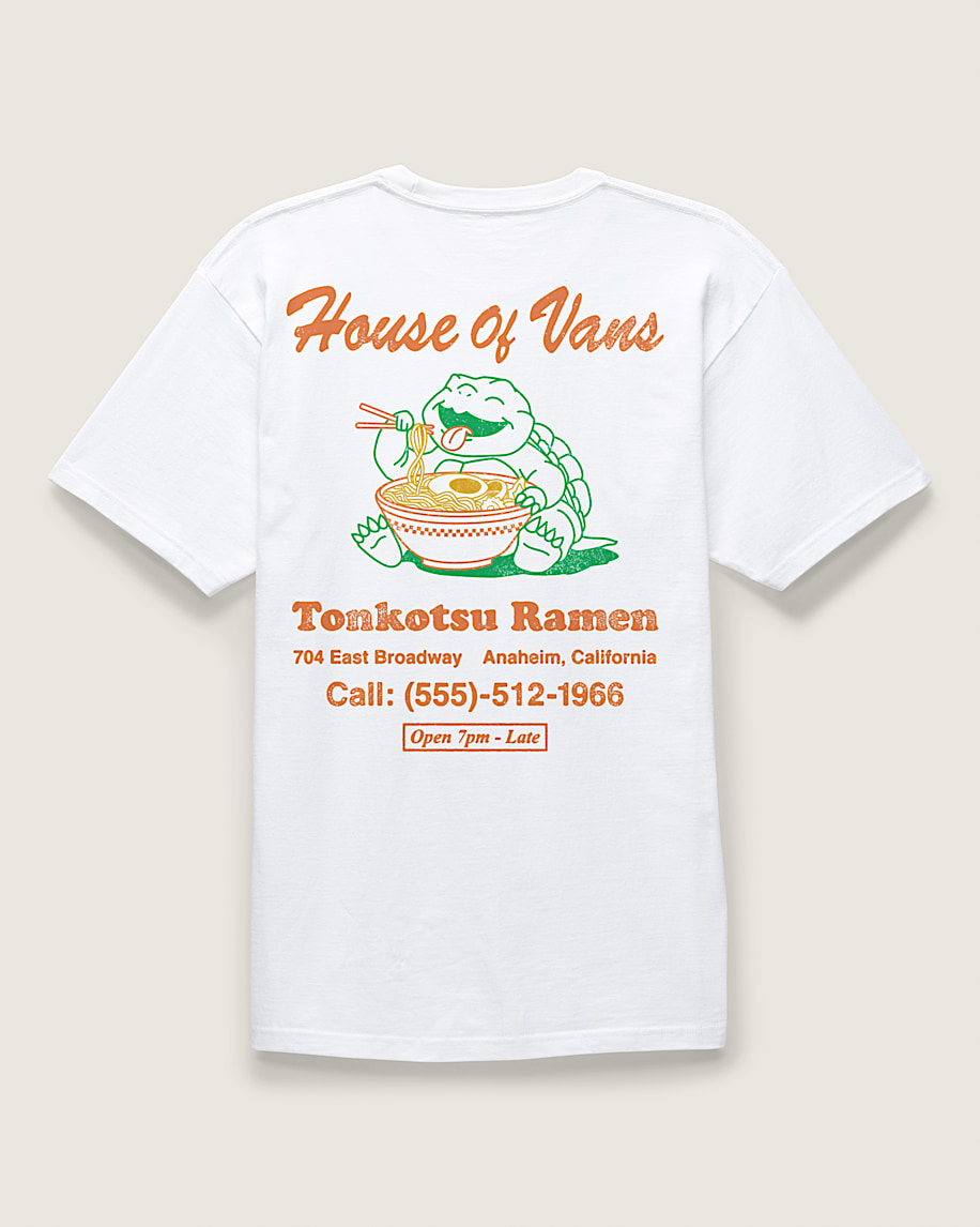 Hot Ramen TShirt VANS White HERO