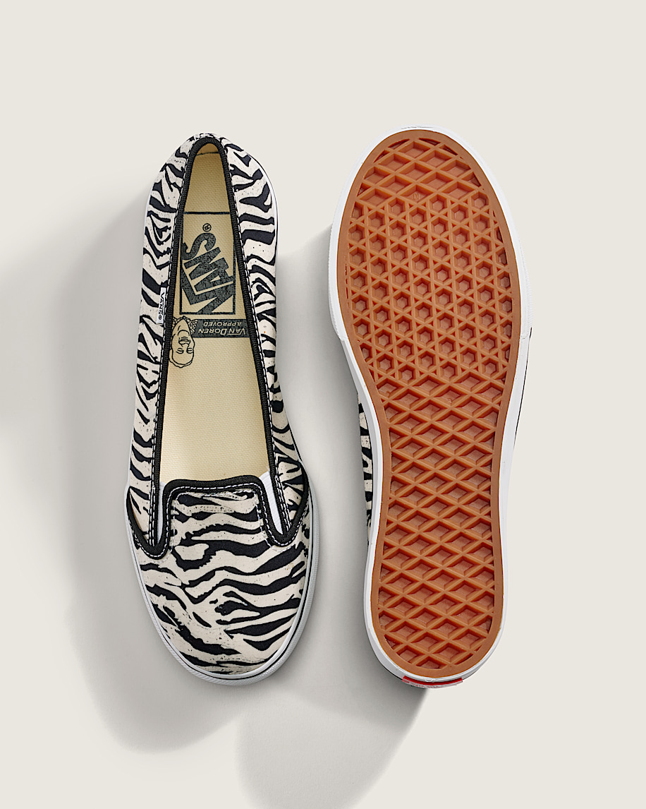 Van Doren Approved KVD Shoe VANS Zebra Black   True White ALT2