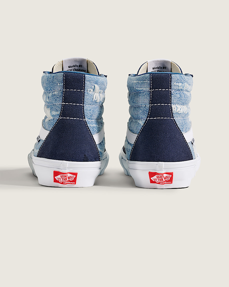 Van Doren Approved Skate SK8-Hi Denim Shoe - 4
