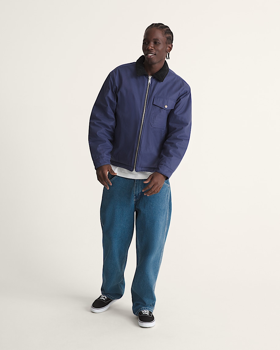 Skate Garage Reversible Jacket VANS Deep Twilight Blue ALT4