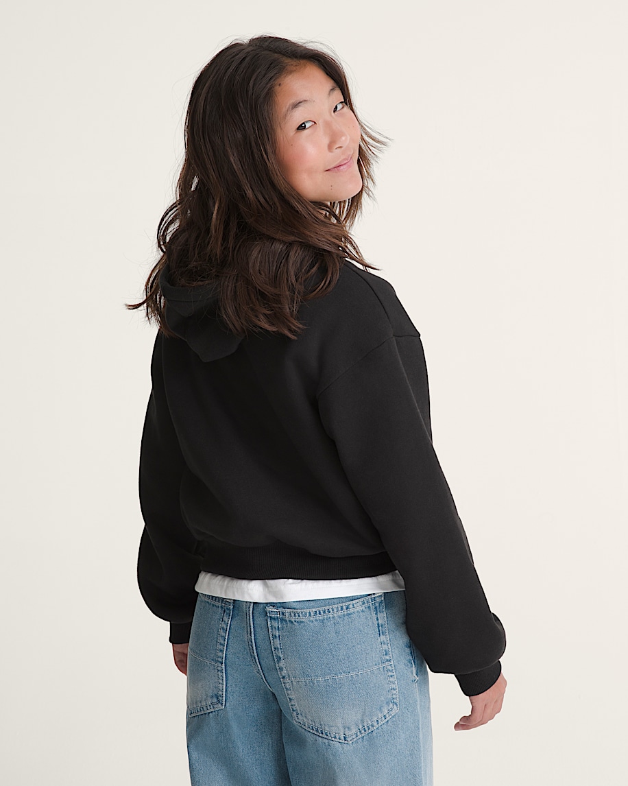 Kids Shining Zip Hoodie VANS Black ALT3