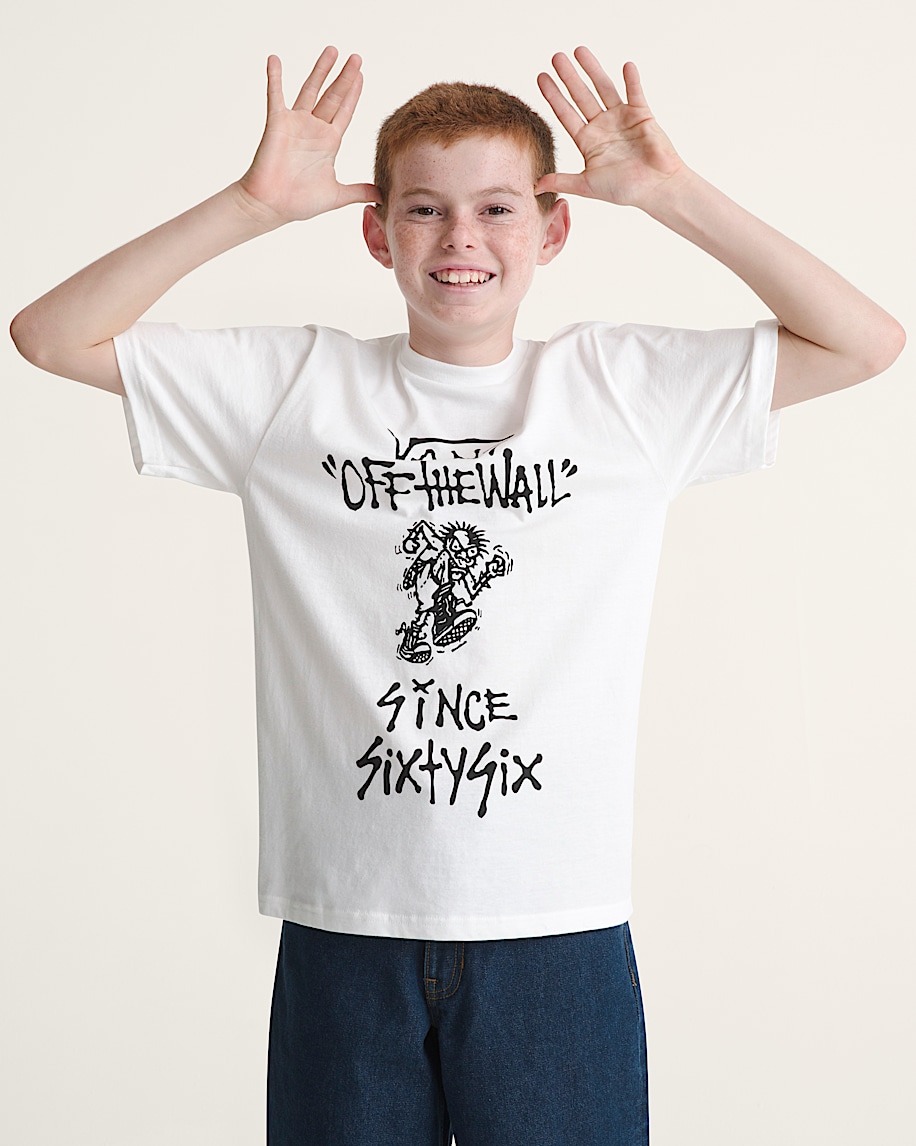 Kids Let Loose TShirt VANS White ALT2