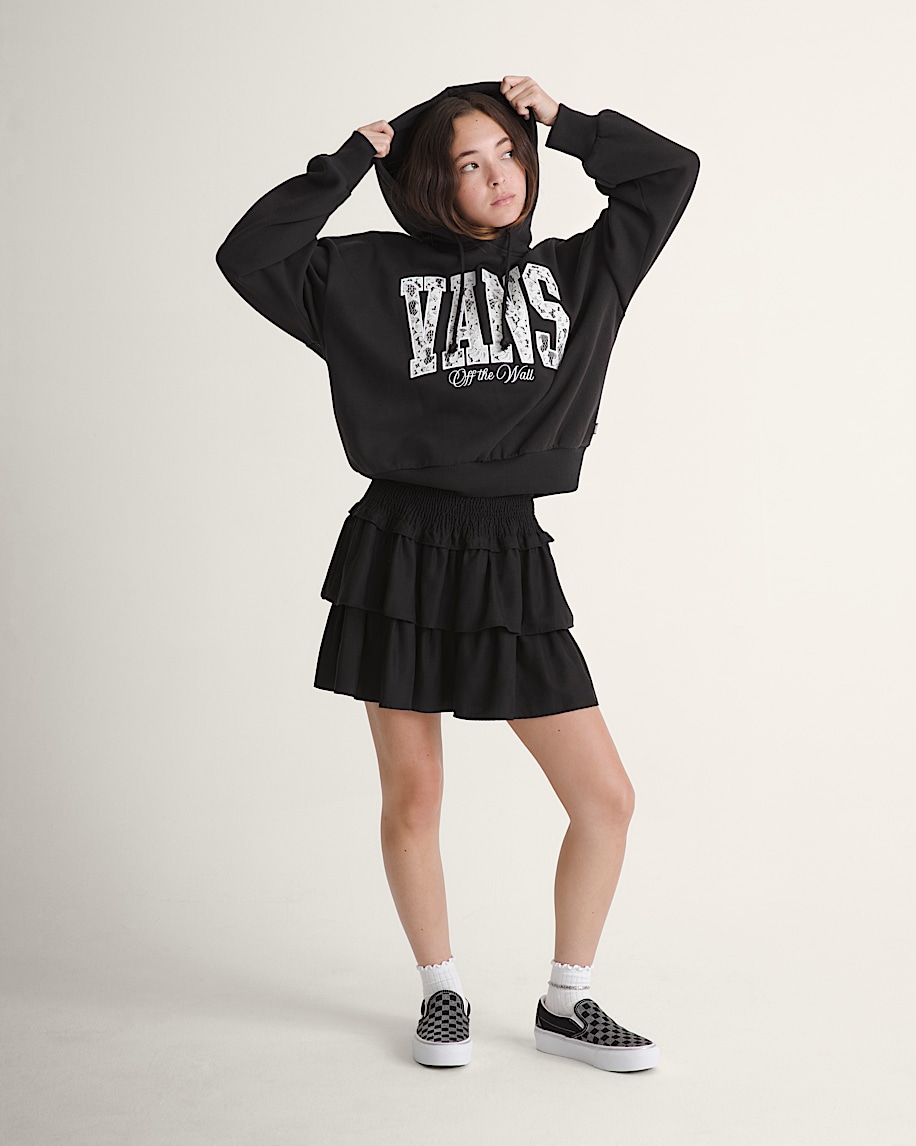 Ava Tiered Mini Skirt VANS Black ALT3