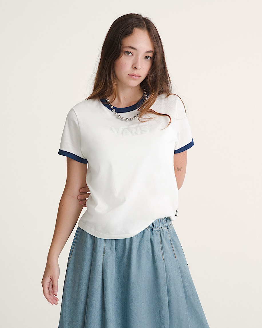 Drop V Ringer T-Shirt - 1