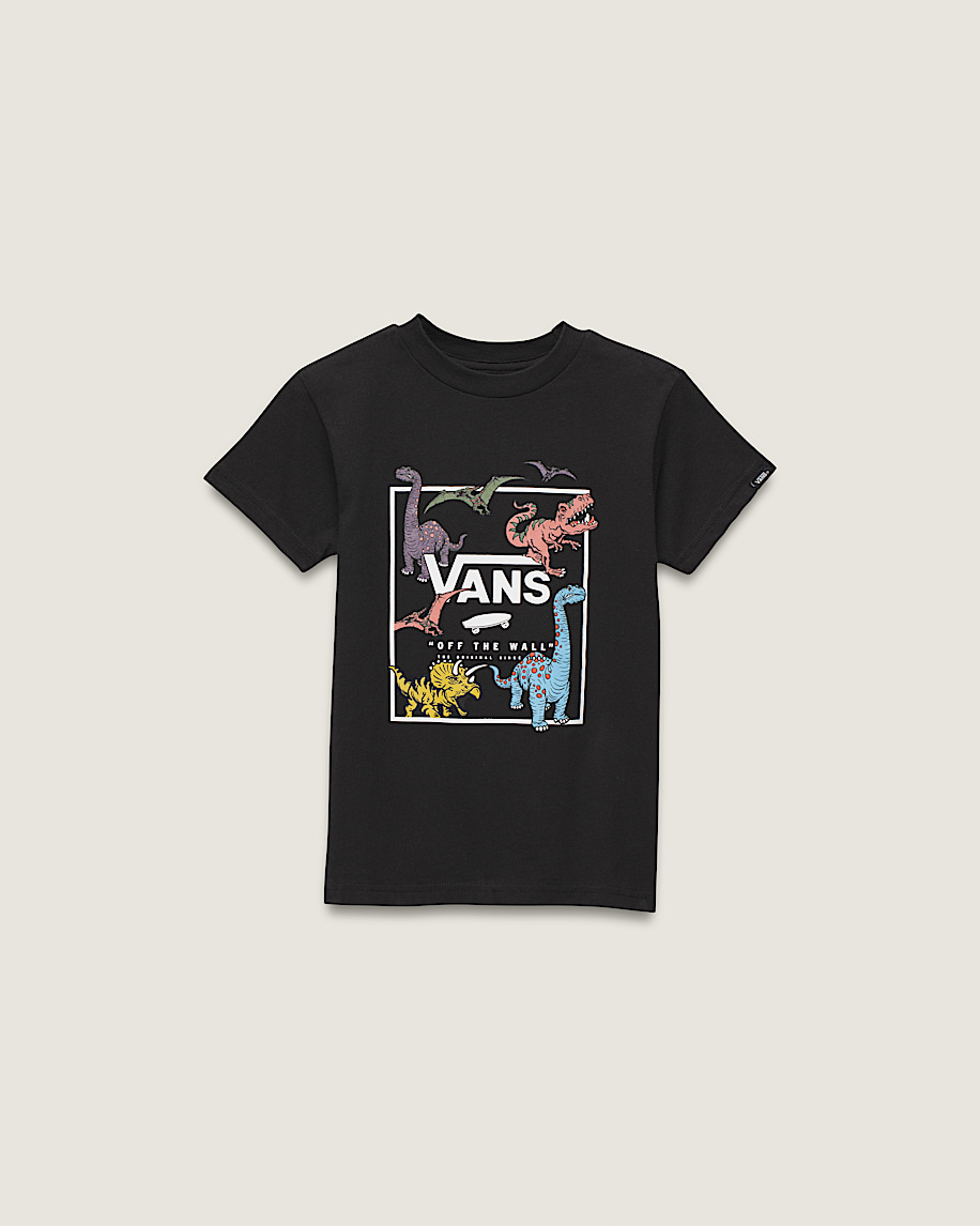 Little Kids Glow Dino TShirt VANS Black HERO