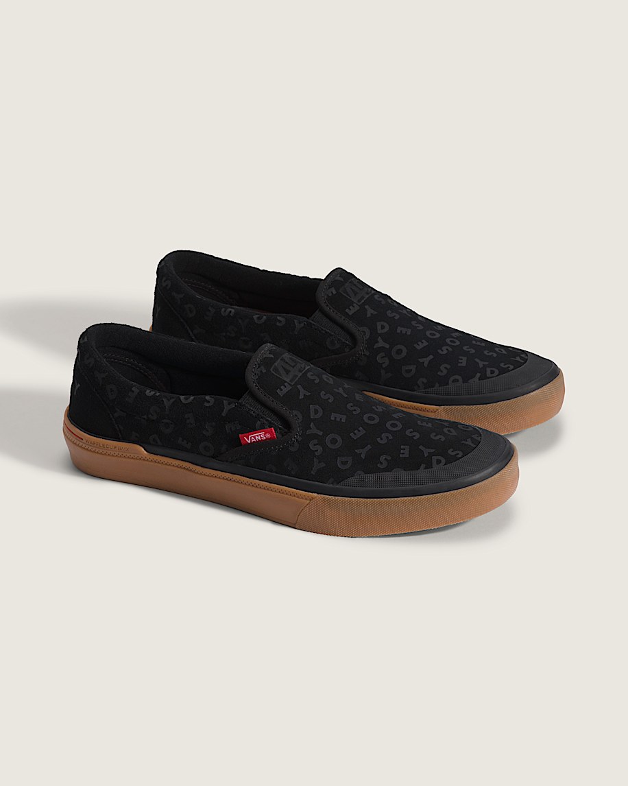 Vans X Odyssey BMX Classic SlipOn WaffleCup Shoe VANS Odyssey Black  Red ALT2