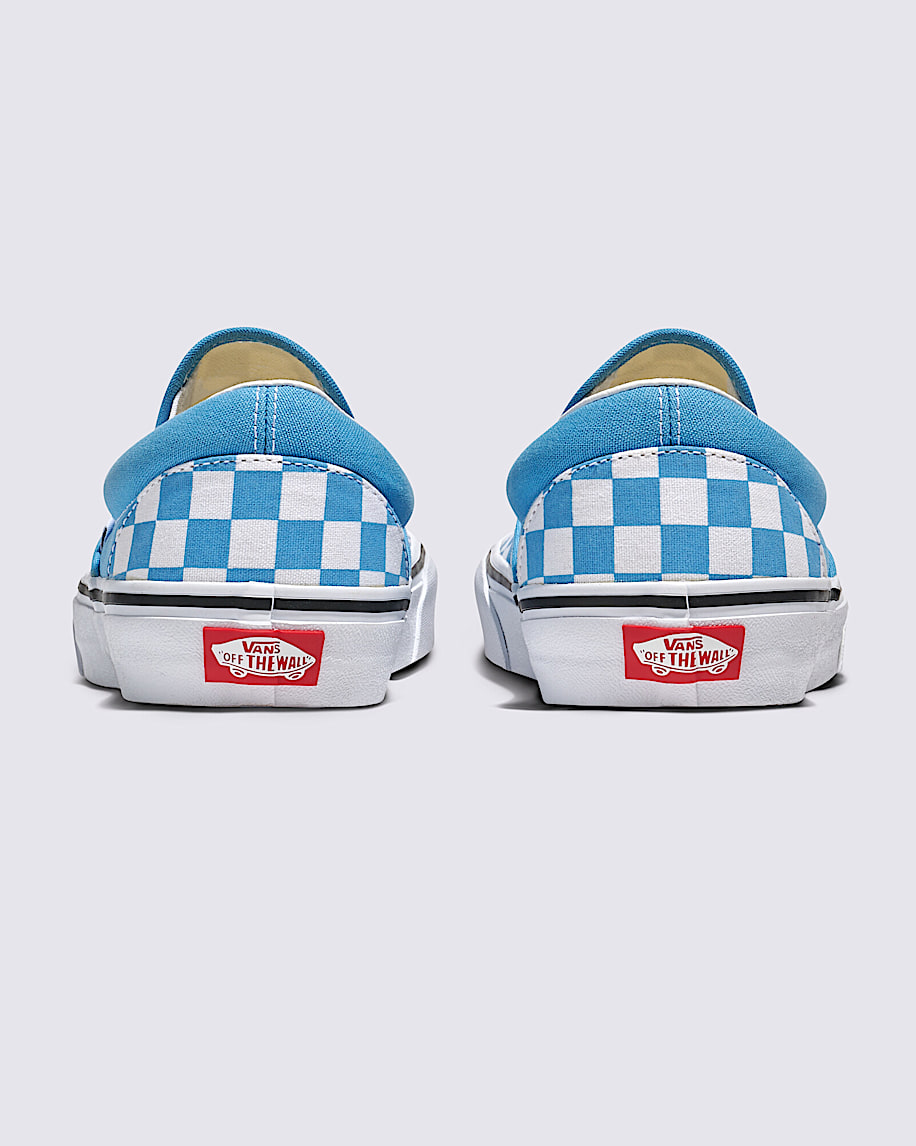 Chaussure Classic SlipOn  damier VANS Bleu Heritage  Blanc ALT3