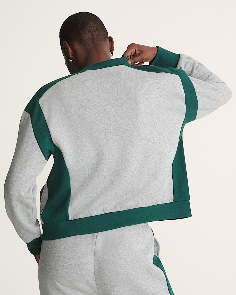 Rookie Track Zip Sweatshirt VANS Grey  Emerald Green ALT1