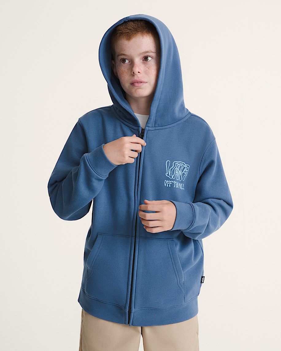 Kids Rippled Zip Hoodie - 3