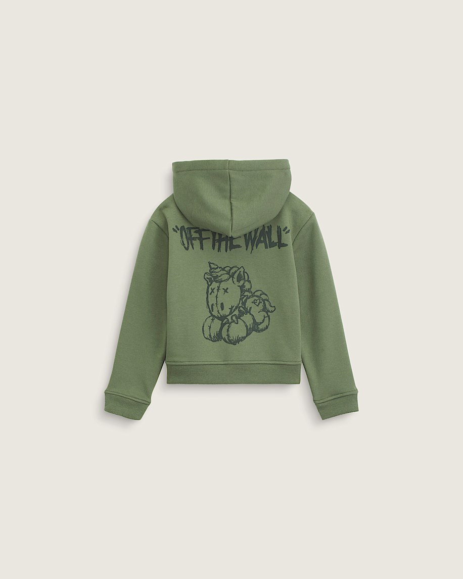Little Kids Unicorn Zip Hoodie - 1