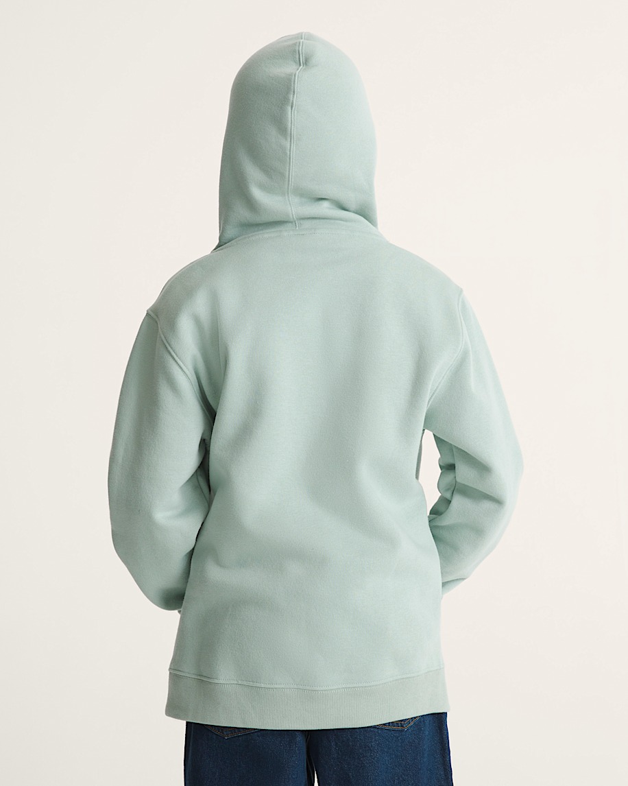 Kids Spiked Vans Hoodie VANS Grey Mint Green ALT3
