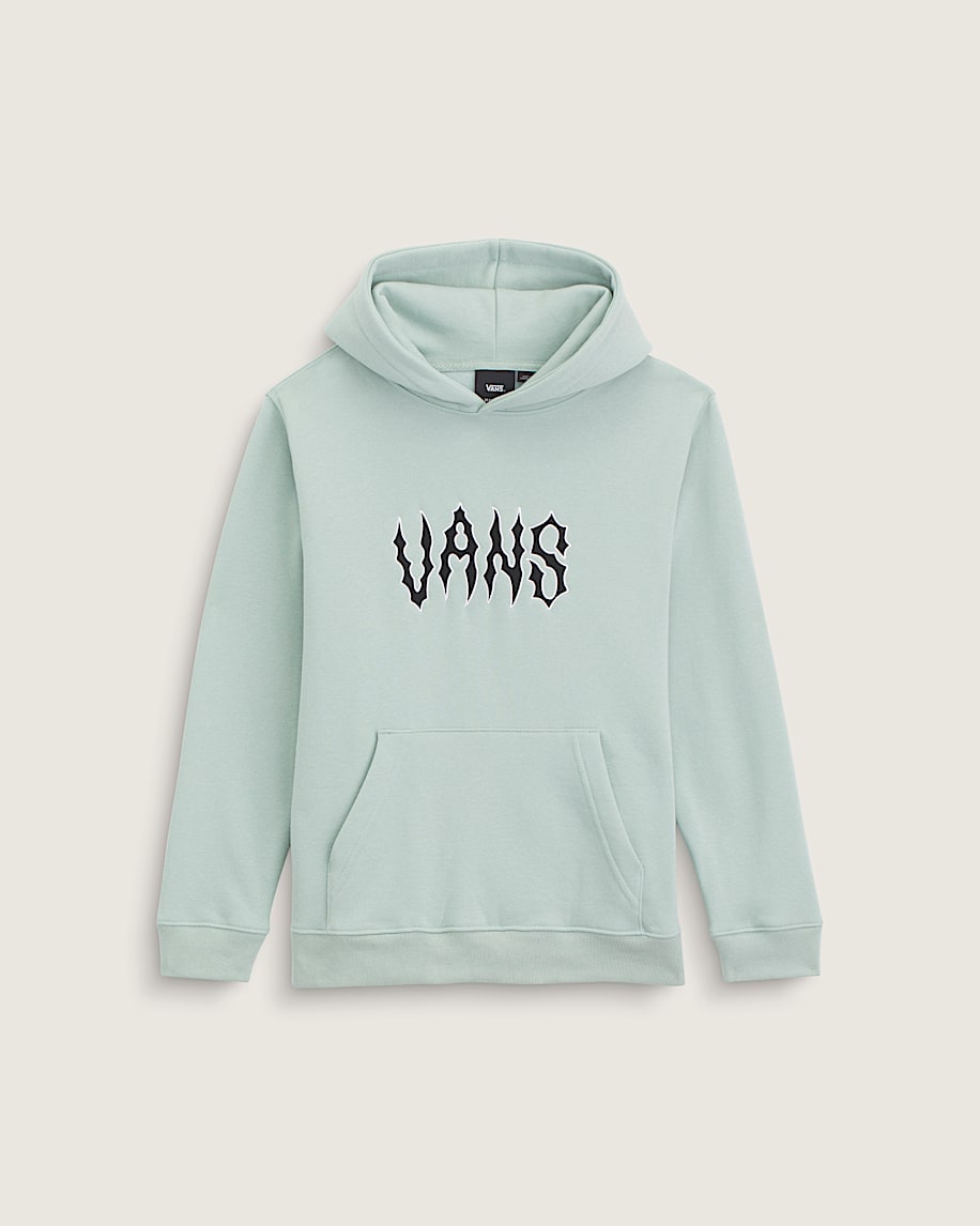 Kids Spiked Vans Hoodie VANS Grey Mint Green HERO