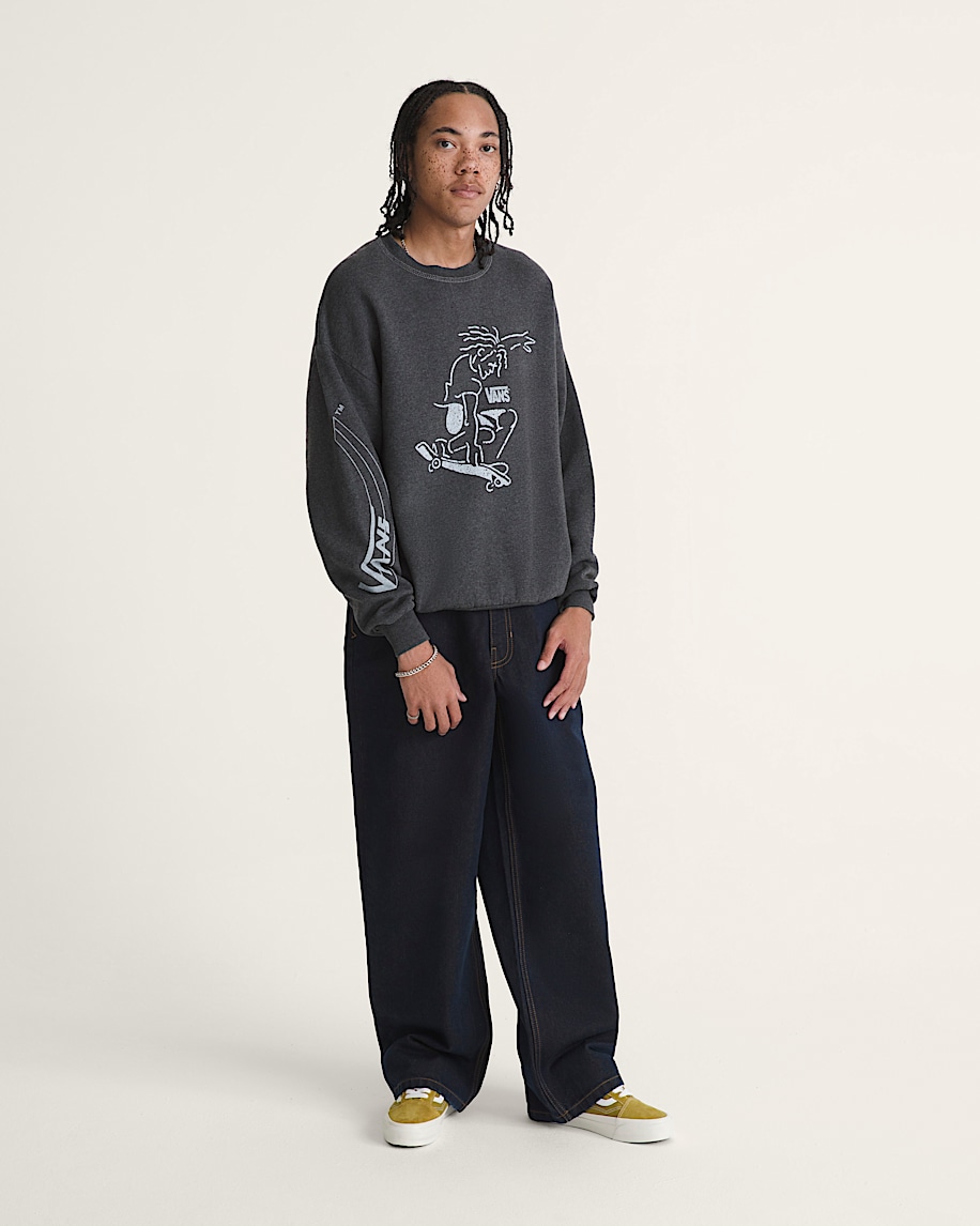 Waffle Shop Skate Crest Crewneck Sweatshirt - 6