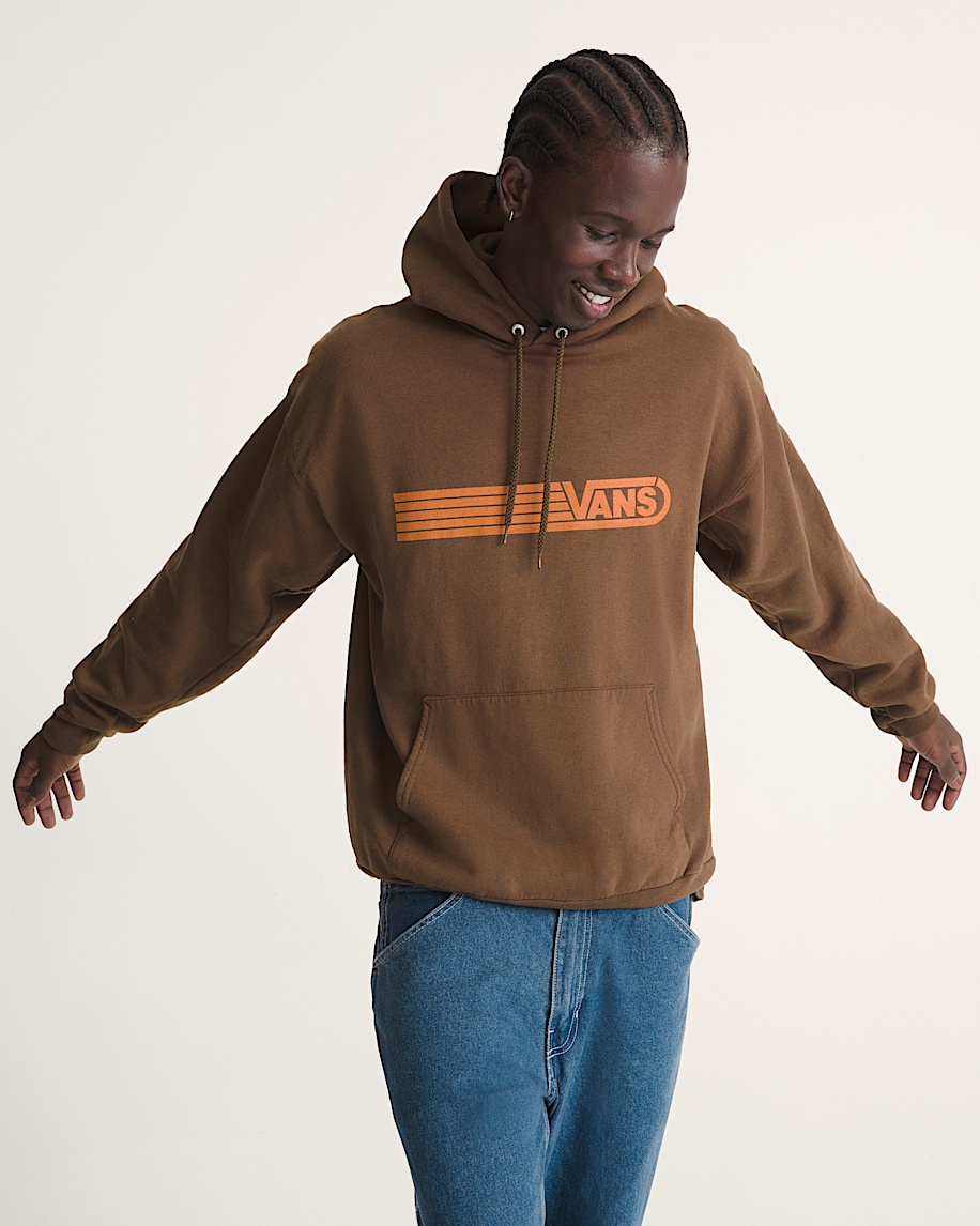 Waffle Shop Serio Vans Style Pullover Hoodie VANS Brown HERO