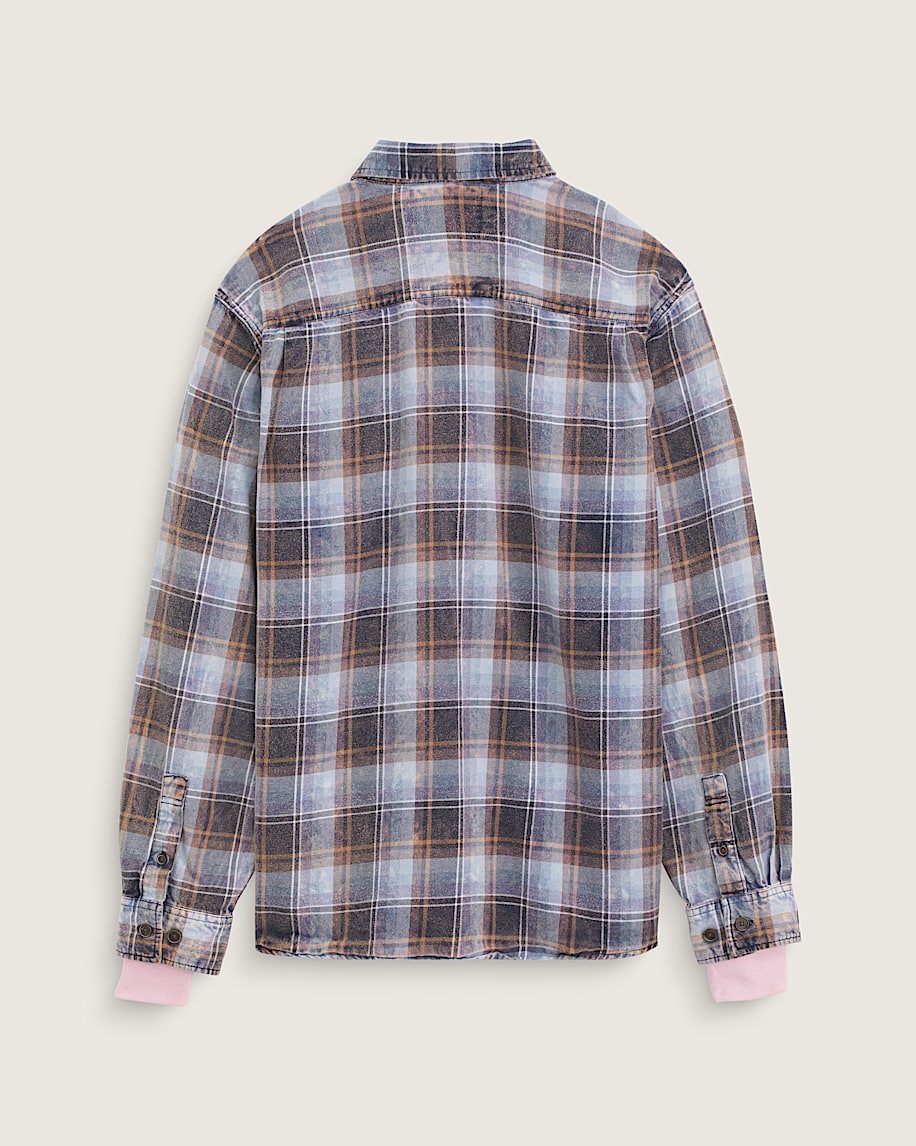 Waffle Shop Reimagined 2Fer Flannel Shirt VANS Grey  Blue ALT1