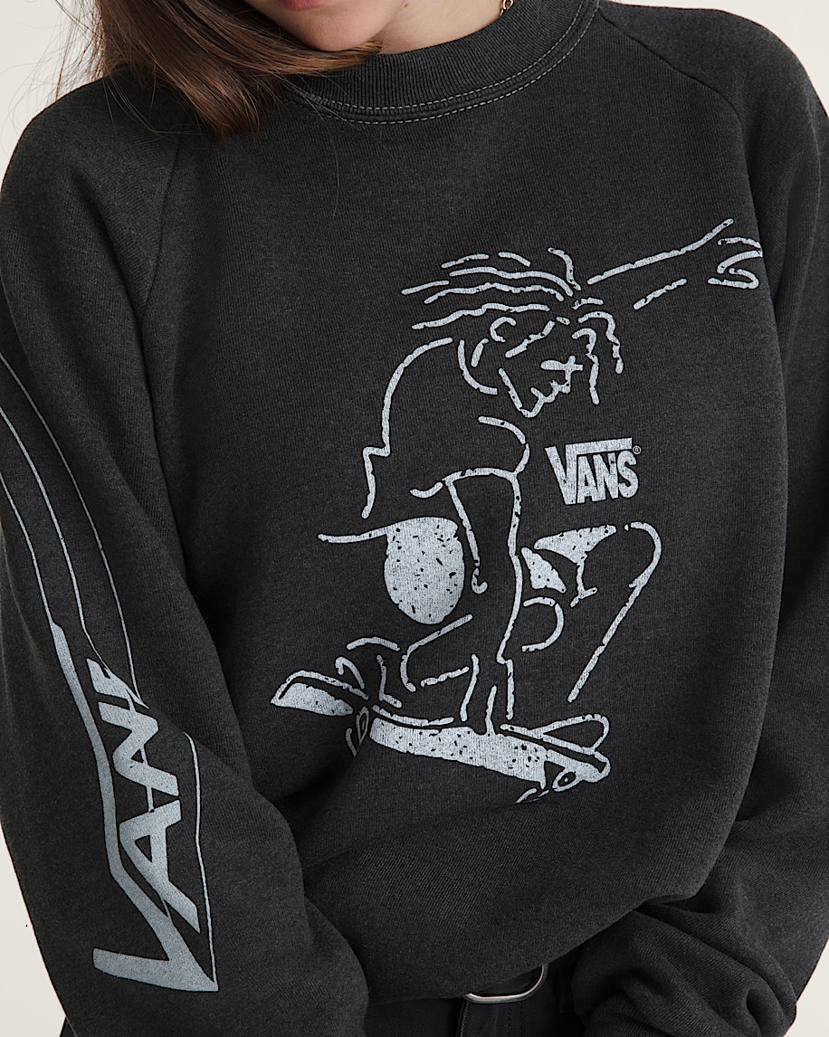 Waffle Shop Skate Crest Crewneck Sweatshirt - 8