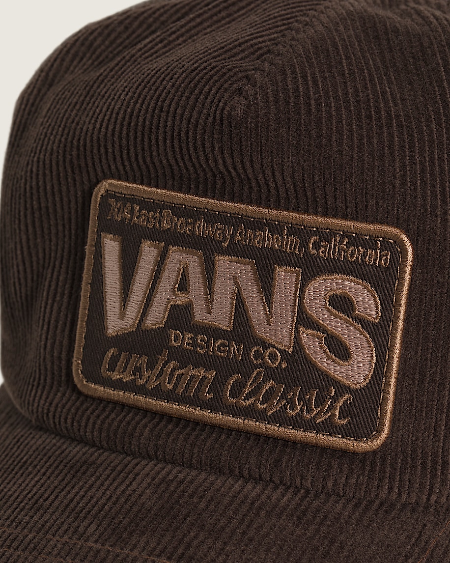 Yardwork Curve Bill Trucker Hat VANS Demitasse Brown ALT1