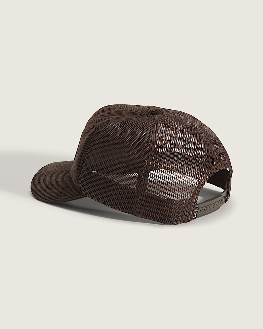 Yardwork Curve Bill Trucker Hat VANS Demitasse Brown ALT2