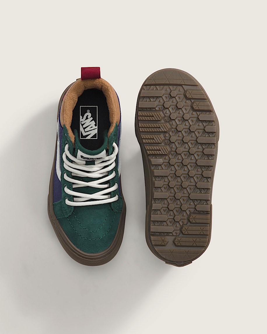 Little Kids Sk8Hi Water Resistant Gum Shoe VANS Blue  Green ALT2