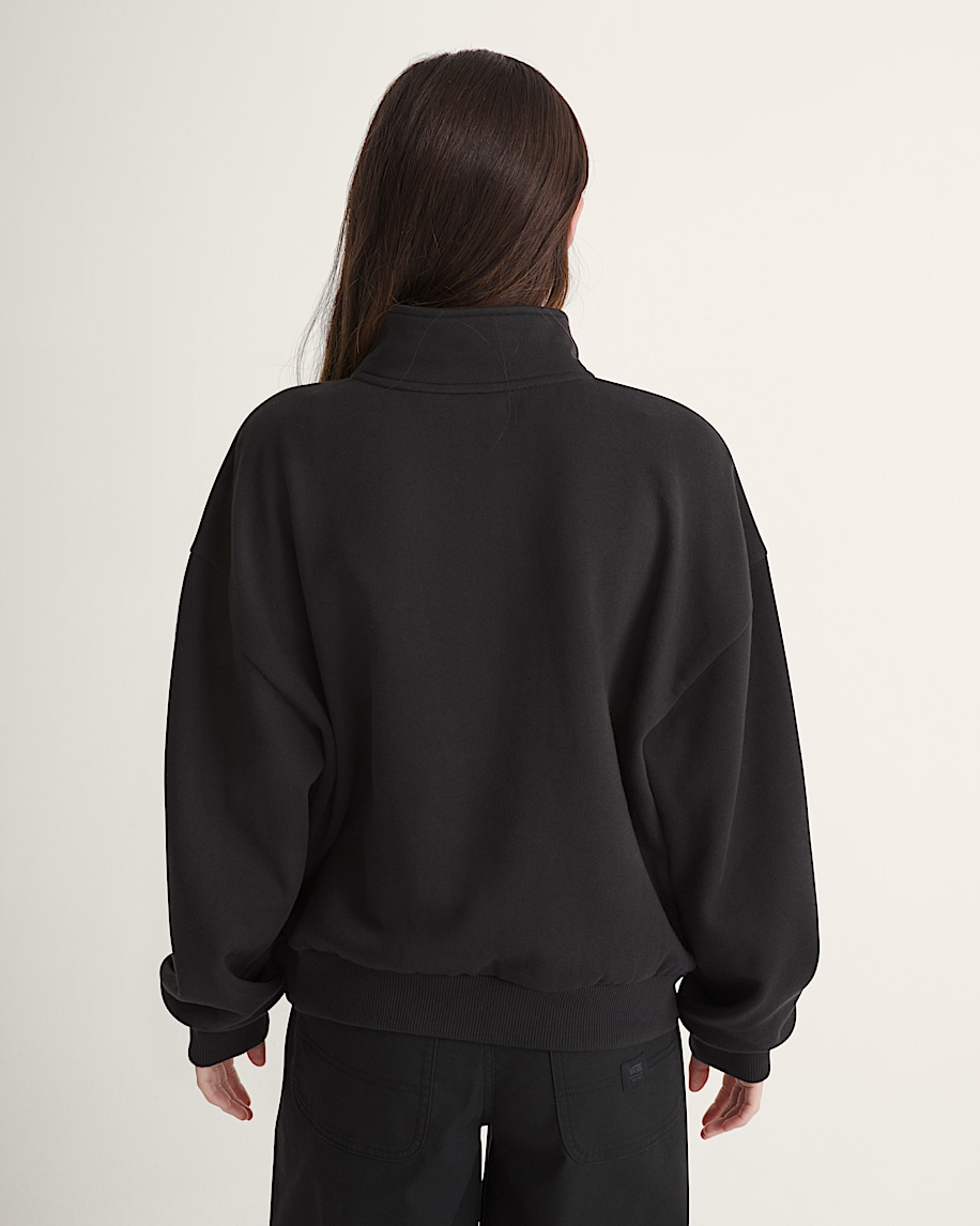 Script Logo Mock Neck Sweatshirt - 3