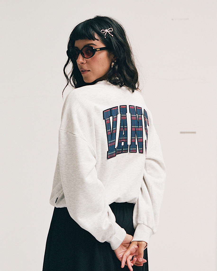 Tartan Up Retro Crew Sweatshirt - 1