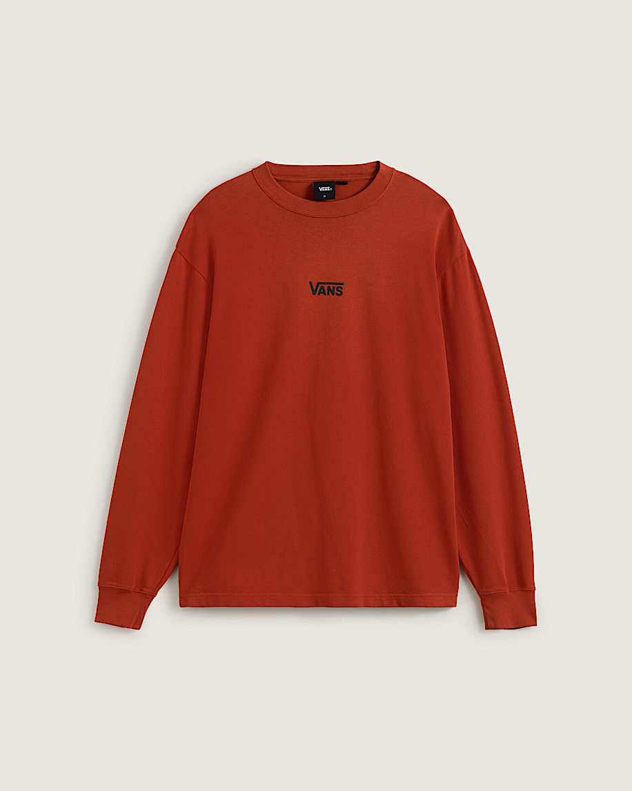Premium Long Sleeve Graphic TShirt VANS Burnt Orange HERO