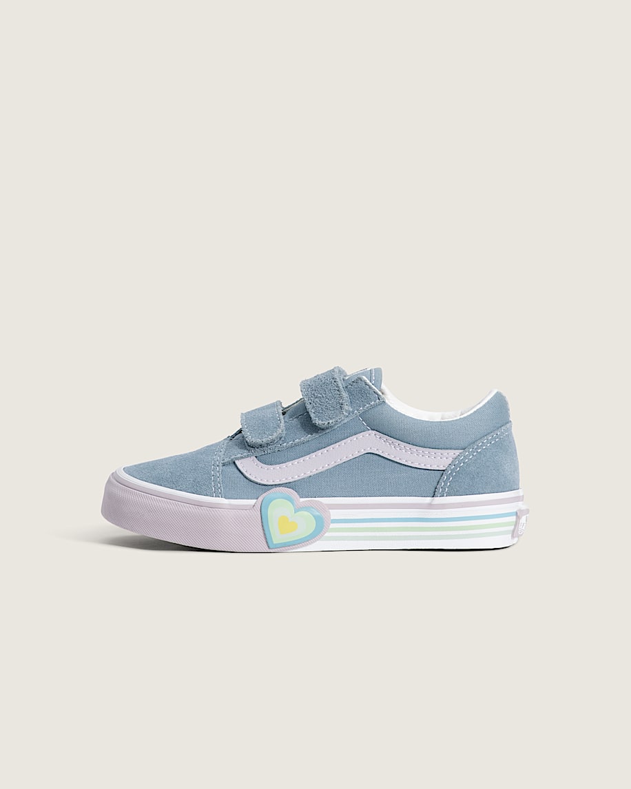 Little Kids Old Skool V Shoe VANS Citadel Blue HERO